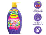  Sữa Tắm Gội cho bé Carrie Junior hương trái cây thiên nhiên 700g 