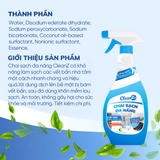  Chai Sạch Đa Năng CLEANZ hương chanh Vệ Sinh Nhà Tắm Chống Ăn Mòn Inox Vệ Sinh Vòi Rửa, Vòi Sen, Vách Kính 350-700ml 