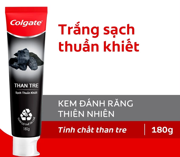  Kem đánh răng Colgate chiết xuất từ thiên nhiên, thuần chay 180g 