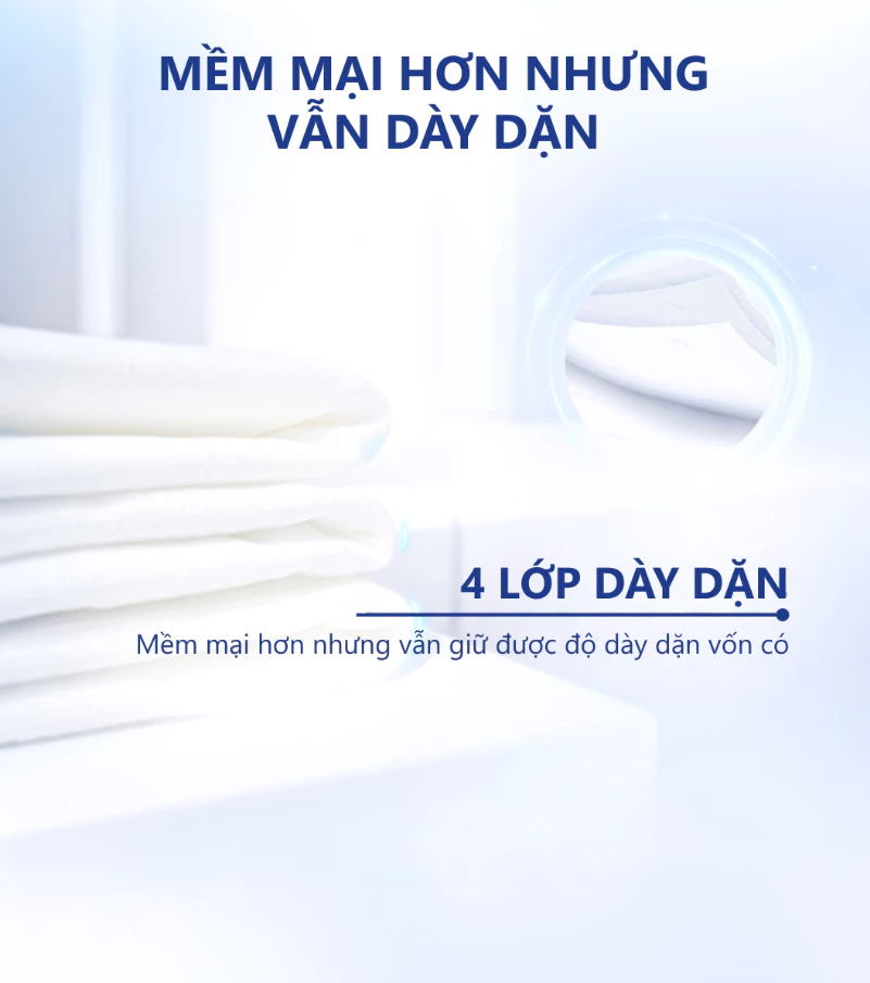  Khăn Giấy Rút Cao cấp Tempo Velvet Không Mùi 4 Lớp Bền Dai, An Toàn Thương Hiệu Đức (LỐC 4 GÓI) 
