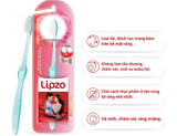  Bàn Chải Đánh Răng Lipzo Ruby Sensi Cho Nữ Răng Nhạy Cảm, Men Yếu, Lông Tơ Nha Khoa Siêu Mềm Mảnh 