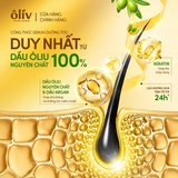  Serum Dầu Dưỡng Tóc Ôliv Không Bết Tóc, Bóng Mượt Tức Thì, Phục Hồi 5 Dấu Hiệu Hư Tổn 100ML 