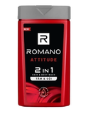  Tắm gội cho nam 2 trong 1 Romano 2in1 180g/chai 