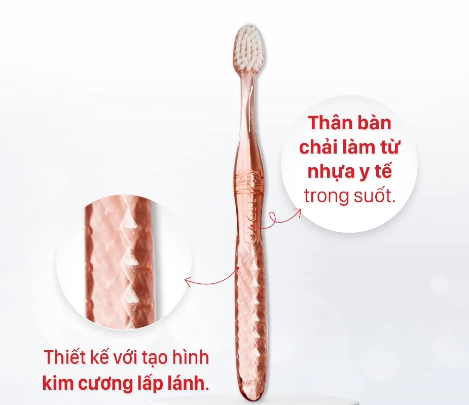  Bàn Chải Đánh Răng Trẻ Em Lipzo Crystal Kids Lông Mềm Kháng Khuẩn Bảo Vệ Nướu Cho Bé Từ 2 Tuổi 