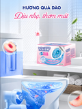  Viên Sạch Bồn Cầu Geto Hương Đào viên thả bồn cầu tẩy sạch mảng bám, khử mùi diệt vi khuẩn 50G/gói 