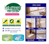  Bộ Cây Lau Nhà Đa Năng LET-GREEN (Cây Lau, Khăn Ướt Lau Sàn, Vải Hít Bụi) Đuổi Kiến, Phòng Mạt 