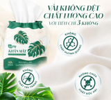  Khăn mặt khô đa năng Lamy túi rút 80 khăn không mùi mềm dai thấm hút tốt 