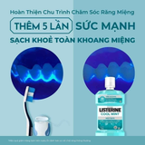  Nước súc miệng không cay giúp hơi thở thơm mát Listerine Cool Mint Zero Alcohol 250ml 