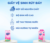  Giấy Vệ Sinh Rút Đáy Elene Hồng 320 Lần Rút 4 Lớp Mềm Mịn, Tiện Lợi, An Toàn 