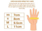  Găng tay cao su y tế Imed Latex có bột 4.9g 100 chiếc/hộp 