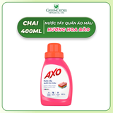  Nước Tẩy Quần Áo Màu AXO 400ml – Tẩy Sạch Vết Bẩn, Giữ Màu Vải, An Toàn Cho Quần Áo Màu 