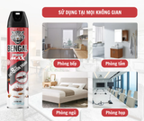  Bình xịt muỗi Bengal Pro Max 500ml diệt 8 loại côn trùng, bình xịt côn trùng an toàn cho gia đình 