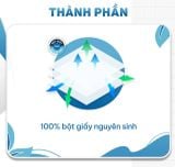  Giấy vệ sinh giấy cuộn cao cấp Ecotissue cuộn lớn 700gr tiết kiệm mềm mịn dai thấm hút tốt 