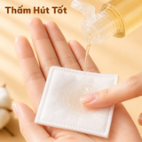  Bông Tẩy Trang Elene Cotton Dạng Vuông Cao Cấp, Mềm Mại, Làm Sạch Da GÓI 200 MIẾNG 