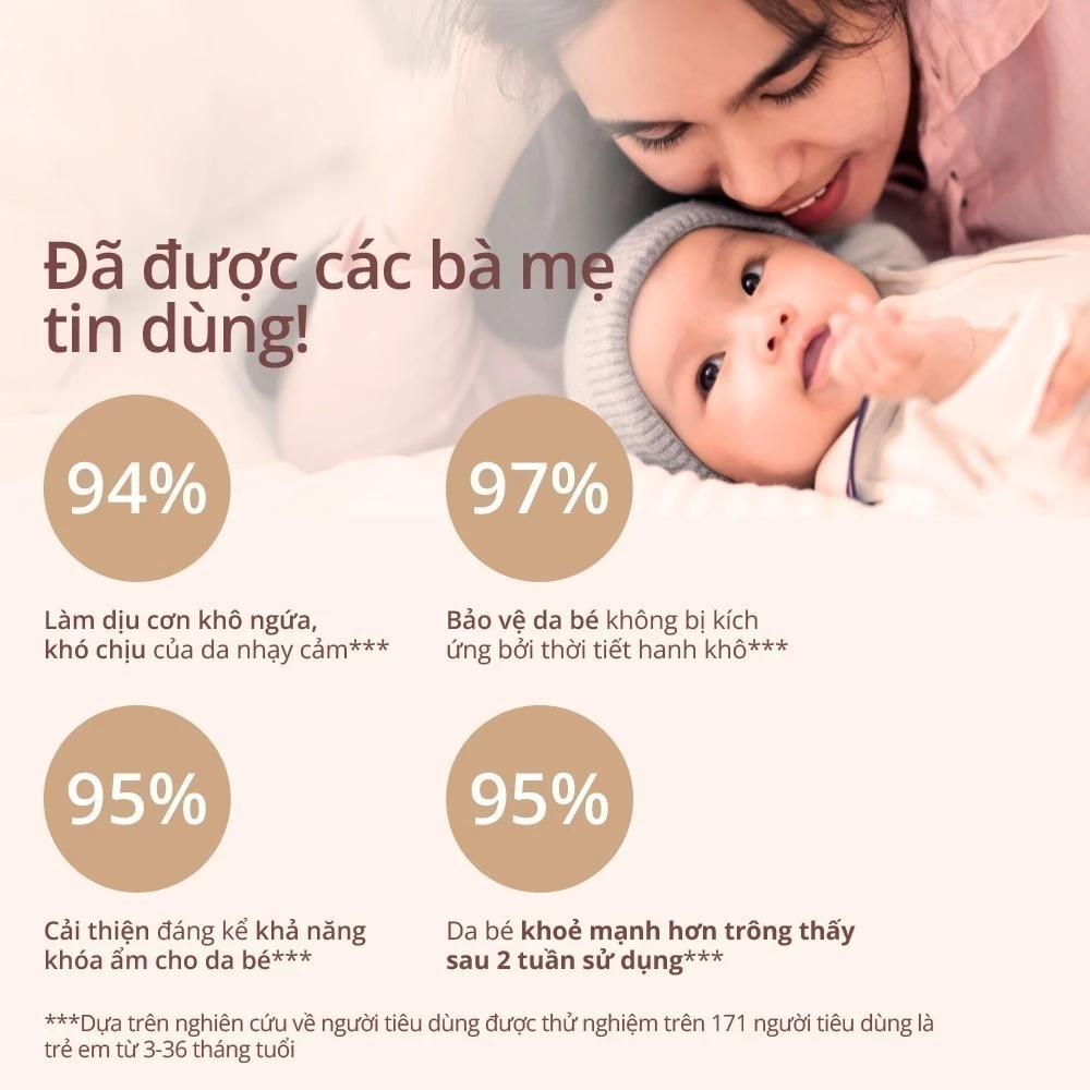  Kem dưỡng Aveeno Baby cho da khô và nhạy cảm 227g 