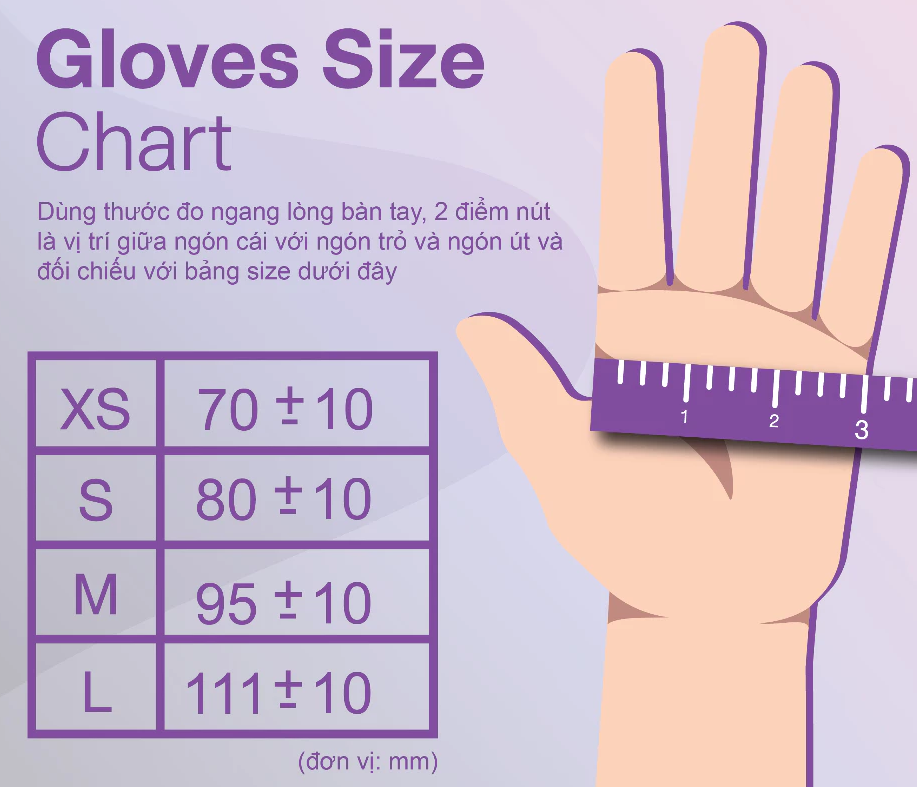  Găng tay y tế Không Bột MÀU XANH Sri Trang NITRILE VERVE 4.8g 100 chiếc/hộp 