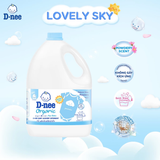  Nước giặt D-nee cho trẻ sơ sinh, mềm dịu, thơm nhẹ, không hư hại quần áo - Can 3000ml 