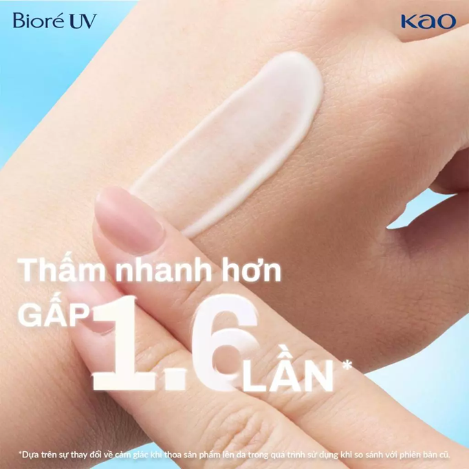  Essence Chống Nắng Màng Nước Dưỡng Ẩm Biore UV Aqua Rich Watery SPF50+/PA++++ 50g 