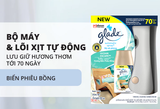  Bộ Máy & Lõi Xịt Thơm Phòng Tự Động GLADE Lưu Hương Tự Nhiên Đến 70 ngày 252ml 