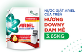  Nước Giặt ARIEL Chuyên Gia Cửa Trên Ngăn Lem Màu Hương Downy Nắng Sớm/ Nước Hoa Túi 3.65KG 
