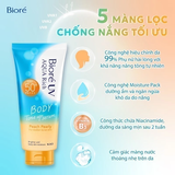  Biore UV Aqua Rich Serum Chống Nắng Dưỡng Thể Nâng Tông Peach Pearly 130ml 
