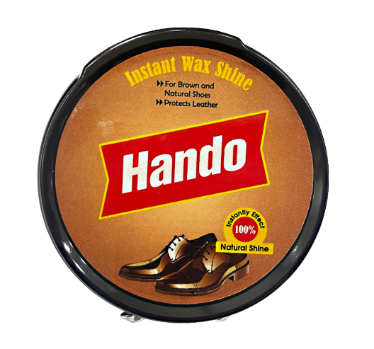  Xi khô đánh giày da, đồ da Hando 50g (Đen / Nâu) 