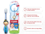 Bàn Chải Đánh Răng Trẻ Em LIPZO Kids S3 – Lông Chỉ Tơ Nha Khoa Mềm Mại Cho Bé Từ 2 Tuổi 