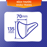  Khẩu trang Unicharm 3D Mask Super Fit siêu thoáng khí hộp 100 miếng 