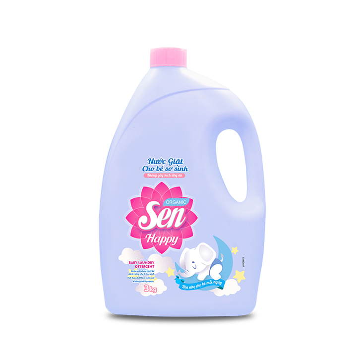  Nước Giặt Cho Bé Sơ Sinh Sen 3 kg 