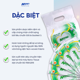  Khăn Lạnh 1 Tờ Nano Medium Dùng Một Lần Mùi Thơm Dịu Cho Nhà Hàng Khách Sạn 