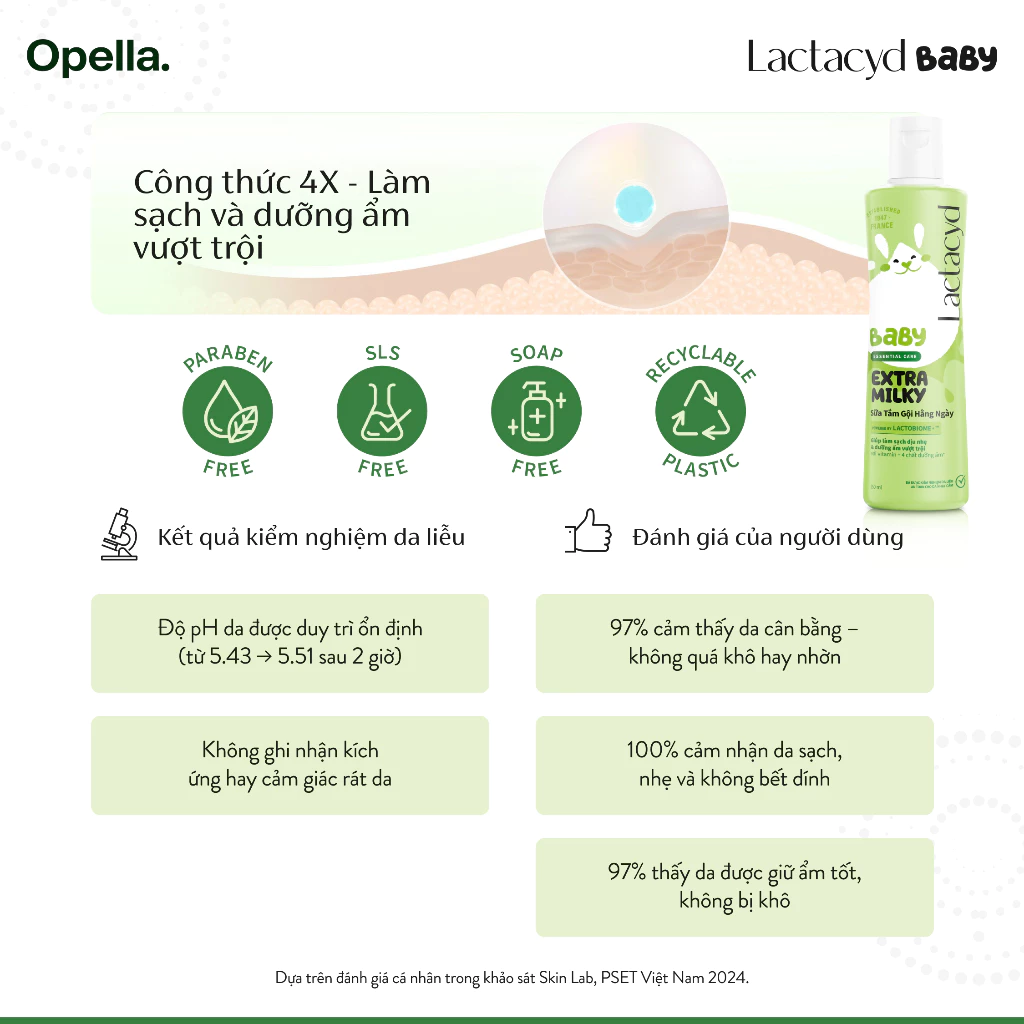  Sữa Tắm Gội Trẻ Em Lactacyd Milky Bảo Vệ, Nuôi Dưỡng Da và Tóc Bé Vượt Trội 500ml 