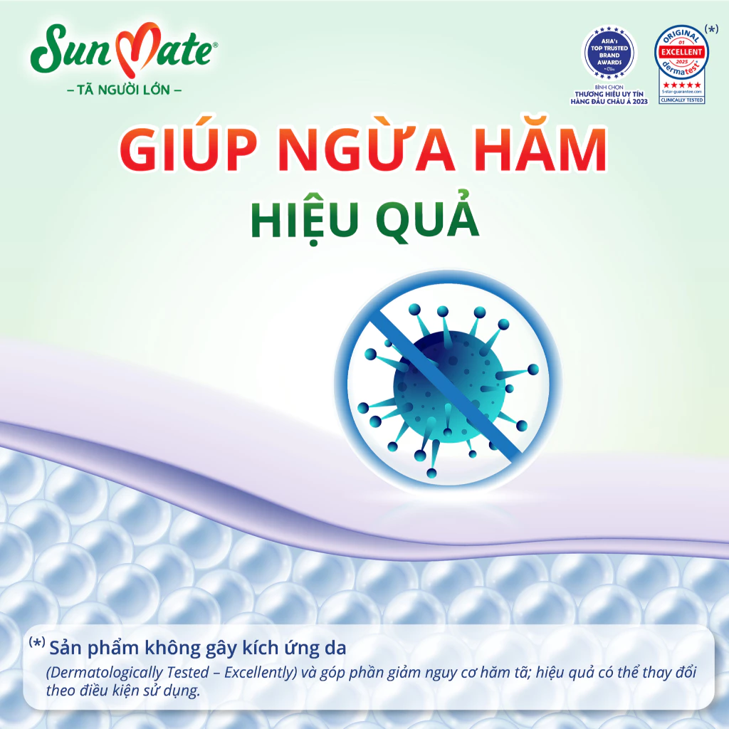  Tã dán người lớn SunMate M18/L18/XL18 + 2 miếng 