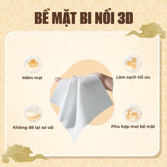  Khăn giấy ướt bao sái lau bàn thờ EcoWipes hộp 20 gói hương trầm 