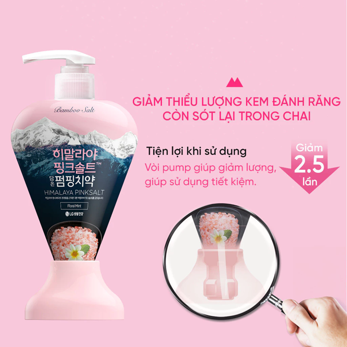  Kem đánh răng chứa muối hồng Himalaya PinkSalt 285g 