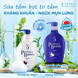  Sữa tắm dưỡng ẩm hương hoa tươi mát Senka Perfect Bubble for Body Floral Plus n 500 ml 