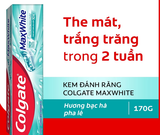  Kem đánh răng Colgate Maxfresh the mát dài lâu gấp 10 lần 