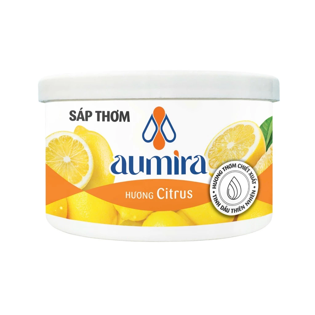  Sáp thơm Aumira từ tinh dầu thiên nhiên công nghệ vượt trội giúp lưu hương tới 30 ngày, lọ 70g 