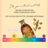  Dầu gội dưỡng tóc Organist dành cho tóc hư tổn Tinh dầu Morocco Argan 500ml 