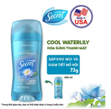  Sáp Khử Mùi SECRET 73g, Giảm tiết mồ hôi và dưỡng da săn mịn, nhiều mùi hương - Mỹ 
