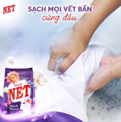  Bột giặt NET hương Hoa Nắng 720g - 2kg 