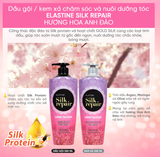  Dầu gội chăm sóc tóc Elastine Silk Repair 550ml Hương Hoa Anh Đào 