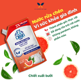  Túi Nước Rửa Chén Bát Gốc Thực Vật EZ CLEAN 1,2kg - Sạch nhanh dầu mỡ, mùi tanh, dịu nhẹ cho da tay 