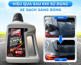  Nước Rửa Xe Sumo Wash & Wax 1 Lít XÁM Mới Nước Rửa Xe Bảo Vệ Nước Sơn Xe Rưa Xe Ô Tô 