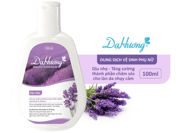  Dung dịch vệ sinh phụ nữ Dạ Hương chăm sóc toàn diện/ Dịu nhẹ 100ml 