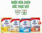  Túi Nước Rửa Chén EZ Clean 3,5kg, sạch nhanh dầu mỡ, không phẩm màu, dịu da tay, bổ sung vitamin E 