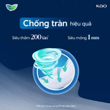  Băng Vệ Sinh Laurier Ban Đêm Siêu Mỏng 1mm 35cm 8 Miếng 