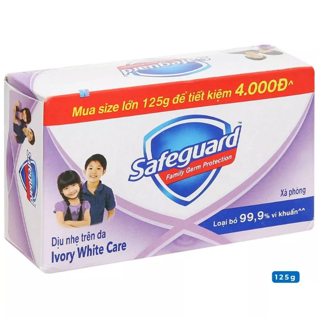  Xà bông cục Safeguard 115g-125g 