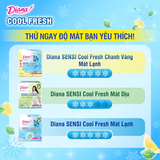  Băng vệ sinh Diana Sensi Cool Fresh hương Chanh Vàng Thanh Mát 22 miếng 