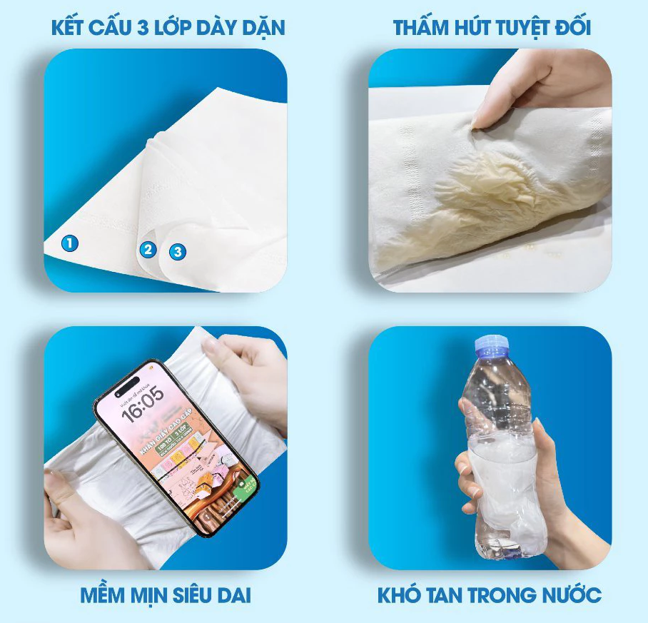  Khăn Giấy Rút 3 Lớp MyLan Cầu Vồng Cao Cấp Mềm Dai Không Bụi Giấy Phù Hợp Trong Gia Đình Hoặc Văn Phòng 100 Tờ/Gói 