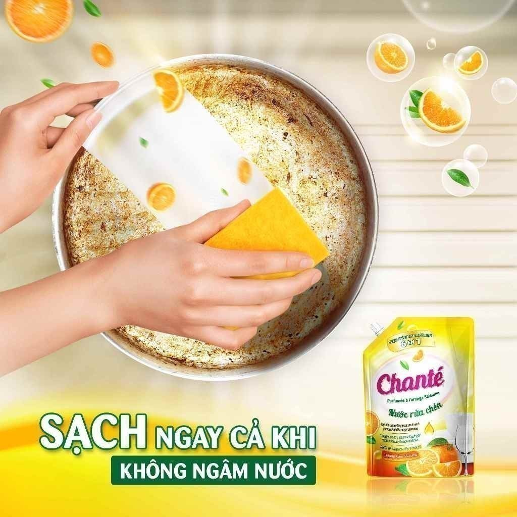  Nước rửa chén Chanté túi 3.2kg 